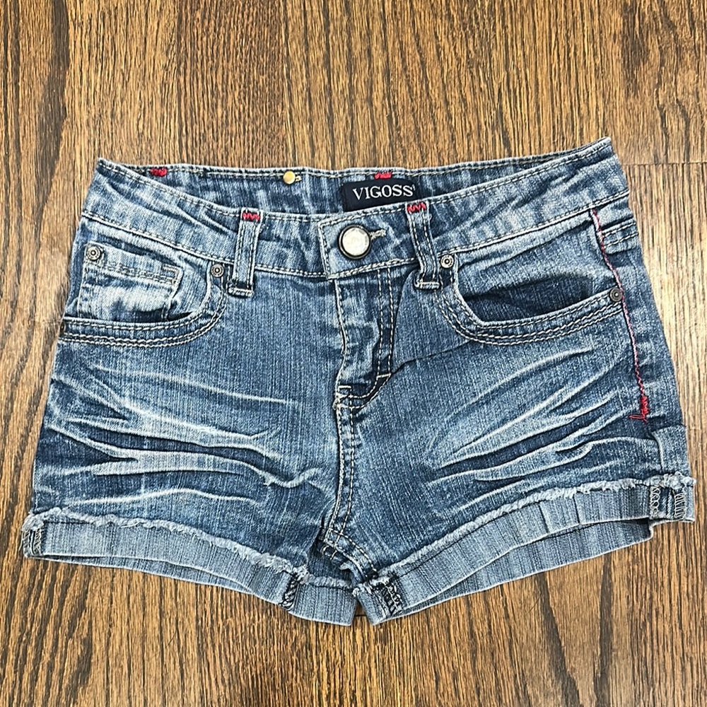 3/$20🌟 Vigoss Blue Casual Denim Shorts with Cuffed Hem